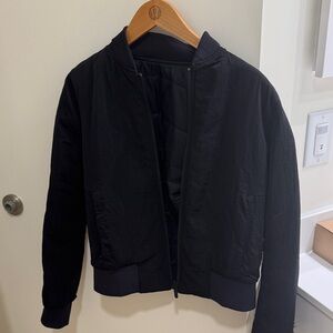 Lululemon Reversible Black Bomber Jacket